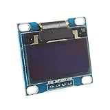 Este es un módulo de pantalla OLED Monochrome 128x64 DOT MATRIX con interfaz I2C.