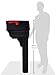 Gibraltar Mailboxes Gentry Large Capacity Double-Walled Plastic Black, All-In-One Mailbox & Post Combo Kit, GGC1B0000