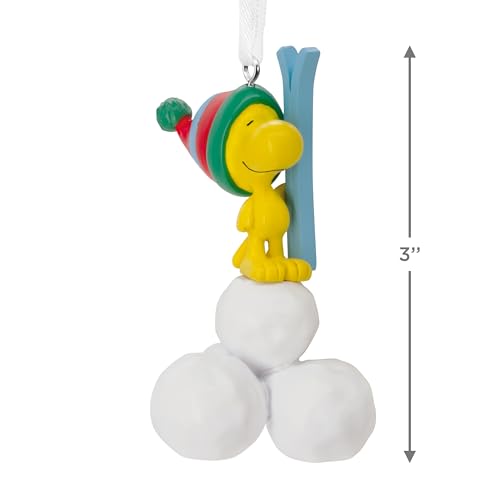 Hallmark Woodstock Hanging Christmas Ornament, PEANUTS Comics, Resin Tree Decoration