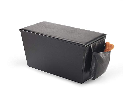 Enchanted Home Pet Orthopedic Sturdy Backseat Extender with Storage Black, Large (51 - 100 lbs)