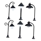 Lampadaires miniatures : un artisanat donne l'apparence d'un véritable lampadaire, idéal pour de nombreux endroits, décoration de mini lampadaire