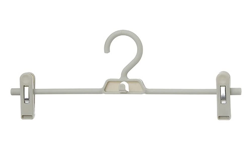 Perchas Camisas Perchas para Pantalones, Perchas para Faldas, Perchero con Clips, Perchas De Plástico con Pinza para Pantalones para Trabajo Pesado, Ultrafinas Hombros para Perchas(B,20 pcs)