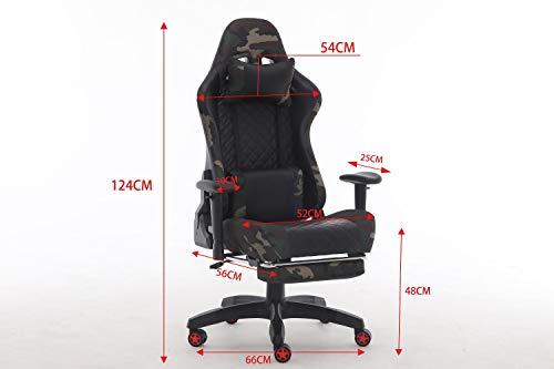 3327-Silla-Gaming-Altura-Ajustable-Silla-Oficina-Silla-giratoria-con-pasamanos-Silla-de-Deporte-Camuflaje-con-Pedal