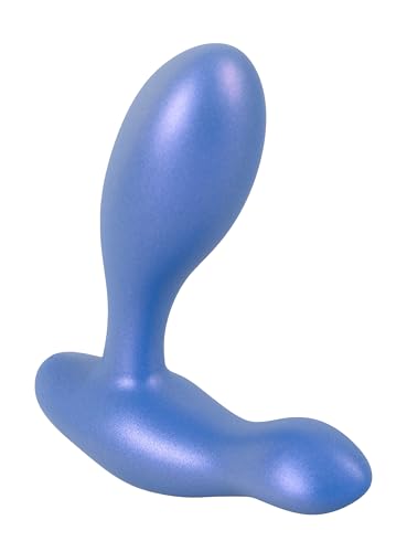 Butt plug vibrateur flexible de 11,5 cm aux vibrations intenses bleu
