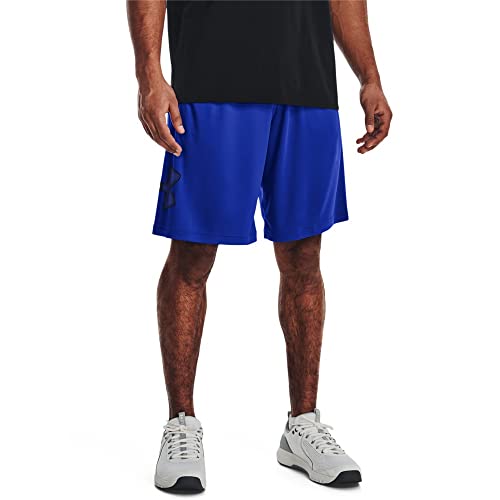 Image of Under Armour Men's Tech Graphic 10 inch Shorts, (486) Versa Blue / / Black, 4X-Large Tall