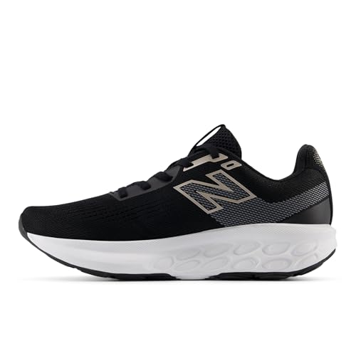 New Balance Women's Fresh Foam 520 V9 Running Shoe, Black/Castlerock/Metallic Rose, 10 Wide3