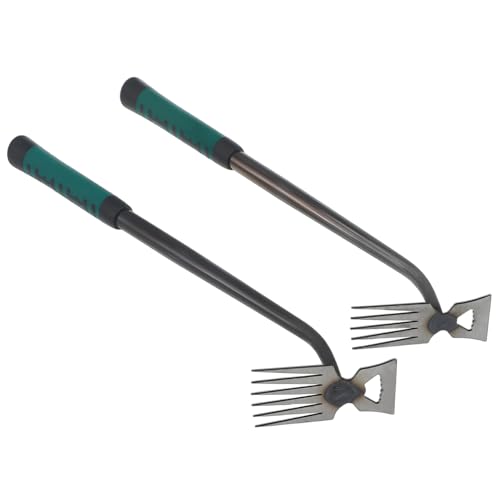 BEBEMOKO 2pièces Outil De Désherbage Ergonomique pour Jardinage Extracteur De Et Portable Parfait pour Potager Et De