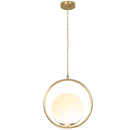 Preisvergleich Produktbild Kronleuchter Möbel Wohnaccessoires Deckenlampe Alle Kupfer Nordic Restaurant Garderobe Einfache Kreative Veranda Nachttischlampe (Size : A-20cm*30CM)