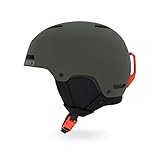 Giro Unisex Kinder Crüe Skihelm/Schneeschuh, Mattolivgrün, 48.5-52 cm
