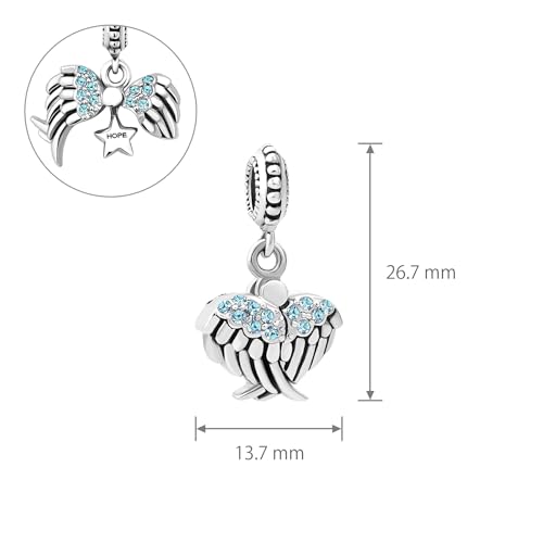 Abalorio de estrella compatible con pulsera Pandora de metal duradero 4