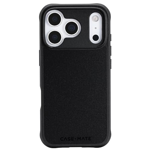Image of Case-Mate iPhone 17 Pro Case - Tough Black | Compatible with MagSafe - Rugged Phone Cover with 12ft Drop Protection - Premium Magnetic Phone Cover for iPhone 17 Pro
