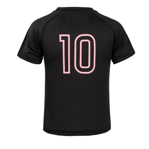 Image of Unisex Kids Soccer Jersey and Shorts Kit 2-Piece Set Boys Girls Football Outfits for Little Athlete 2-14 Years