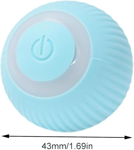 Bola de brinquedo interativa inteligente para gatos, bola giratória automática de 360° com USB recar