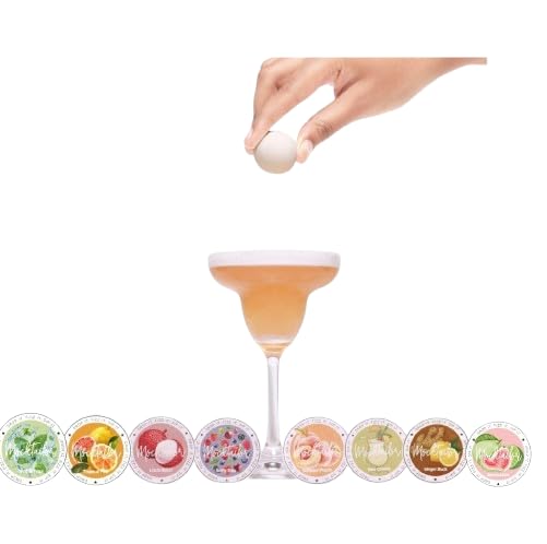 Mocktailor- Mocktail Bombs/Cocktail bombs, Soda Drink, Party Cocktail Mixer,DROP FIZZ & SIP, Perfect for Drinks & Parties, Pack of 8, Flavour - Assorted