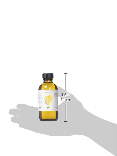 OliveNation Pure Lemon Extract for Baking, Tart Lemony Flavor for Cakes, Cookies, Icing, Filling, Terpeneless, PG Free, Non-GMO, Gluten Free, Kosher, Vegan - 4 ounces