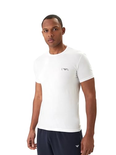 Emporio Armani T-Shirt Kurzarmshirt 2 Pack weiß, L – Ansicht 3