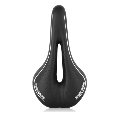 BigTron Bicycle Seat Comfortable MTB Saddle Cycling Seat Cushion Offroad Bike Seat (Black)