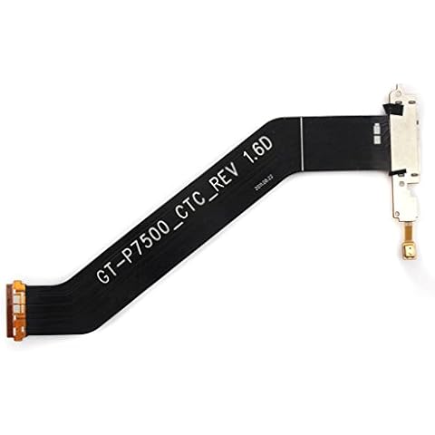 Asunflower USB Charging Dock Flex Cable for Samsung Galaxy Tab 2 10.1 P5110 P7500 P5100 Cover