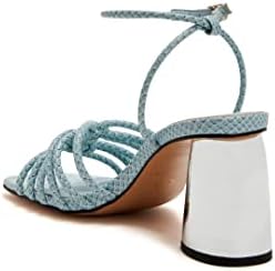 Katy Perry Women's The Timmer Knotted Sandal Heeled, Tranquil Blue, 11 | Image 2