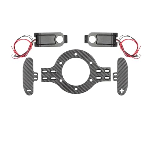 MAufrNAhx Paletas de cambio de volante de simulación de carreras, paletas de succión magnéticas compatibles con 923 G29 G27 G25 G920(Carbon Fiber)