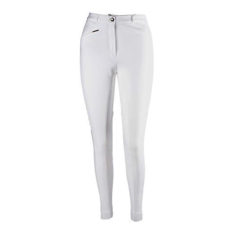 Avon Equine Horse Riding Mens Soft Stretchy Jodhpurs JODS JODPHURS in White-(UK14 /32) Cover
