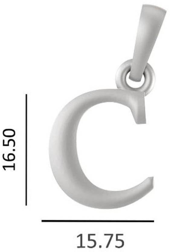 Médaillon alphabet argent sterling Mtrolls cadeau petit pendentif - 3