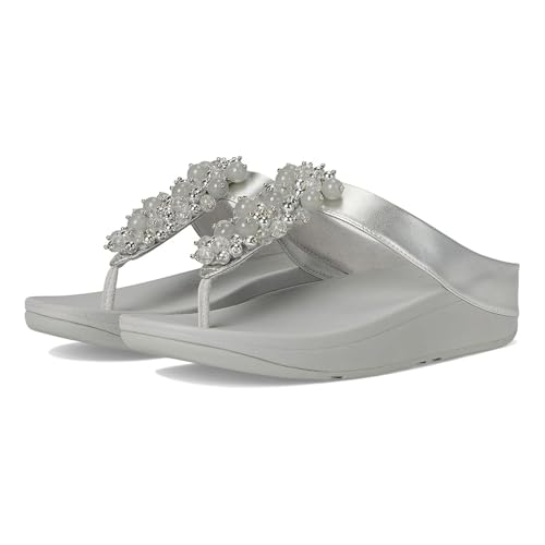 Image of FitFlop Fino Bauble-Bead Toe-Post Sandals