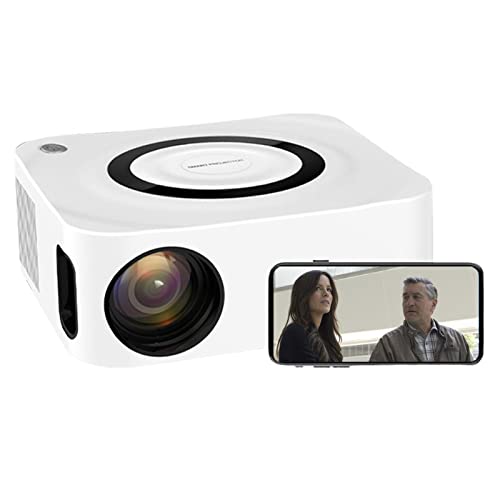Projecteur Wi-FI | Mini projecteur HD avec écran de Projection de 200 Pouces et Haut-Parleur HiFi intégré | Projecteur de cinéma Maison amélioré Compatible avec Les Ordinateurs Portables Jomewory