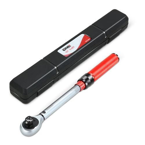 DNA MOTORING Chave de torque de 1,27 cm (1/5.1 cm) Chave de torque para reparos, montagem de manuten