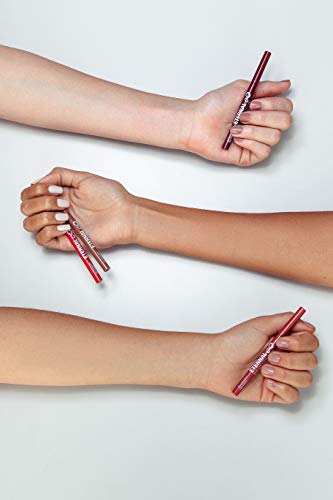 Eternal Automatic Twist Up Water Resistant Lip Liner – Easy Glide-On, Long Lasting And Non-Smudge Retractable Lip Pencil With Strong Pigments And Professional Creamy Matte Finish (Fire) #TOP4