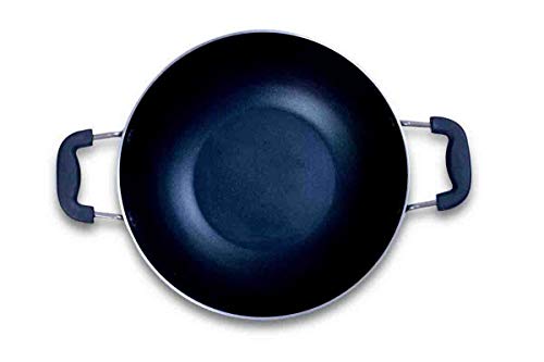 SHRIYA Wok antiadherente con tapa de vidrio 2.2 L miniatura 2