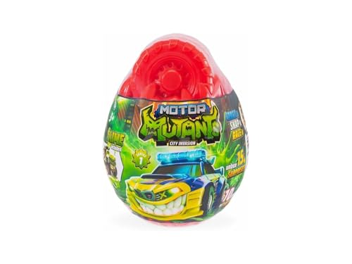 Dickie Toys Motor Mutants - Œuf Surprise - 1 des 10 Voitures à Collectionner à Assembler (8,5...