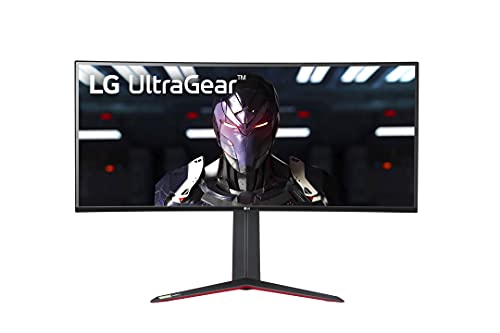 LG 34GN850-B.AED 86,7 (34 Zoll) Curved Ultragear IPS Gaming Monitor (144 Hz, 1ms GtG, G-Sync, Free-Sync, HDR, HDMI, Display Port, USB, Kopfhörerausgang), Schwarz