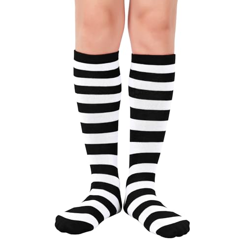 Zando Kids Soccer Socks Knee High Socks for Boys Girls Baseball Socks Breathable Kids Youth Boys Long Tube Socks