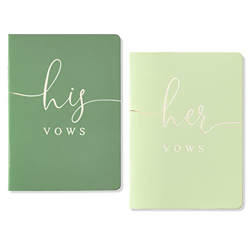 Spacobo SPA-02 Wedding Vow Books His And Hers Vows Booklets cover