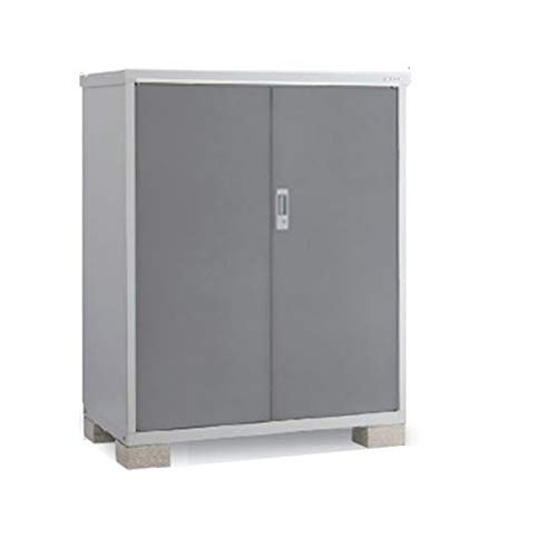 【受注生産品】イナバ物置 BJX/アイビーストッカー BJX-137D CG 全面棚タイプ 『屋外用ドア型収納庫 DIY向け 小型 物置』 CG(チャコールグレー)