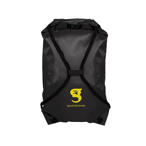 Image of geckobrands Embark 10L Drawstring Backpack - Waterproof, Lightweight Dry Bag for Beach, Hiking, and Light Water Activities