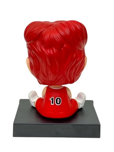 Image of AUGEN Super Hero Slam Dunk Sakuragi Hanamichi Action Figure Limited Edition Bobblehead with Mobile Holder for Car Dashboard, Office Desk & Study Table (Pack of 1)
