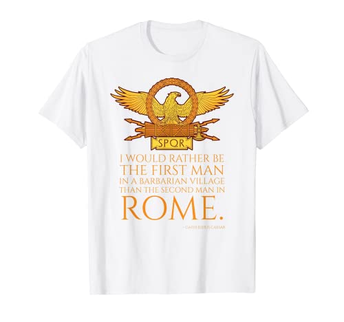 Julius Caesar Quote - Roman Eagle - Ancient Roman History T-Shirt
