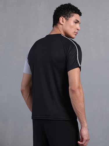 Image of CHKOKKO Gym Tshirt for Men Workout Regular fit t Shirt for man Breathable Dry fit Sports t Shirt Half Sleeve Activewear Round Neck Yoga and Running & Outdoor activites