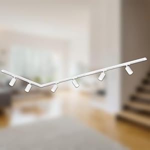 BRILONER Schienensystem Komplettset mit 6 GU10 Spots