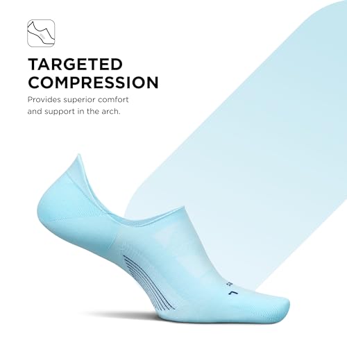 Image of Feetures Elite Ultra Light Invisible Socks - Anti-Slip Sport Sock Liner with Targeted Compression