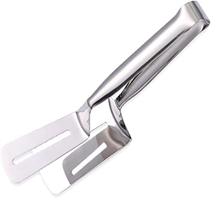 Multi-Purpose Kitchen Tongs 304 Stainless Steel Fish Spatula Steak CLAMP Frying Grilling Shovel CLAMP BBQ Bread Flipping Spatula Serving Tongs