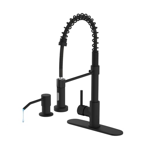 Vuadzren 3-Wege-Küchenarmatur, Wasserhahn Küchen aus Messing