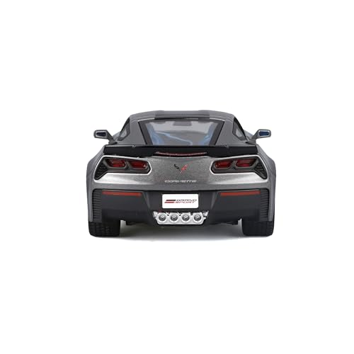 Maisto 1:24 Chevrolet Corvette Grand Sport gris miniatura 7