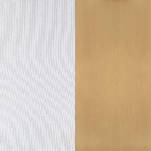 Image of Nathan James Shoal Modern Wall Light Fixture with White Linen Lamp Shade and Vintaged Brass Metal Base for Bedroom or Living Room