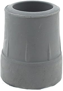 Qty: 4X 25mm 1" Heavy Duty Rubber Ferrules for Zimmer Frames - Grey - by Lifeswonderful®
