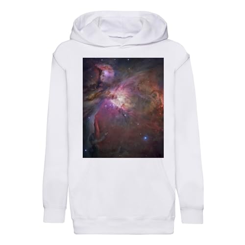 Sweat à capuche enfant astronomie nébuleuse d'orion espace étoile