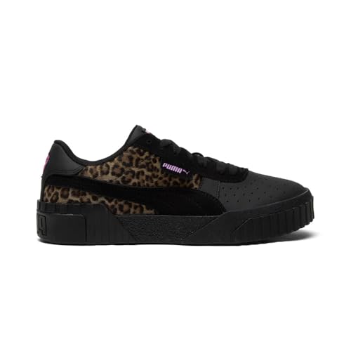PUMA Womens Cali Og Animal Print Cheetah Lace Up Sneakers Shoes Casual - Black - Size 6.5 M