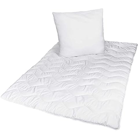 Moon Bettenset Ganzjahresdecke Steppbettdecke 135 x 200 cm Set inkl. Kopfkissen 80 x 80 cm 100% Polyester Cover